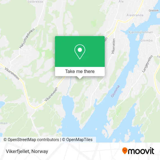 Vikerfjellet map