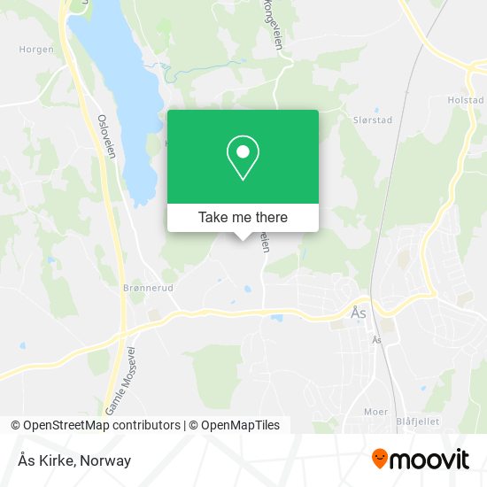 Ås Kirke map