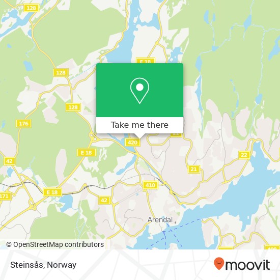 Steinsås map