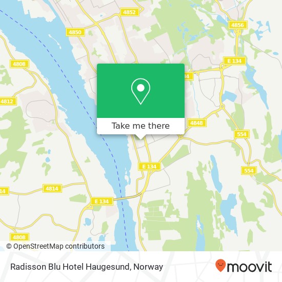 Radisson Blu Hotel Haugesund map