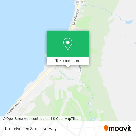Bedre Landbrug Afgørelse How to get to Krokelvdalen Skole in Tromsø by Bus or Ferry?