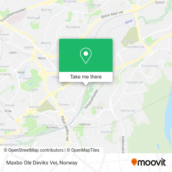 Maxbo Ole Deviks Vei map