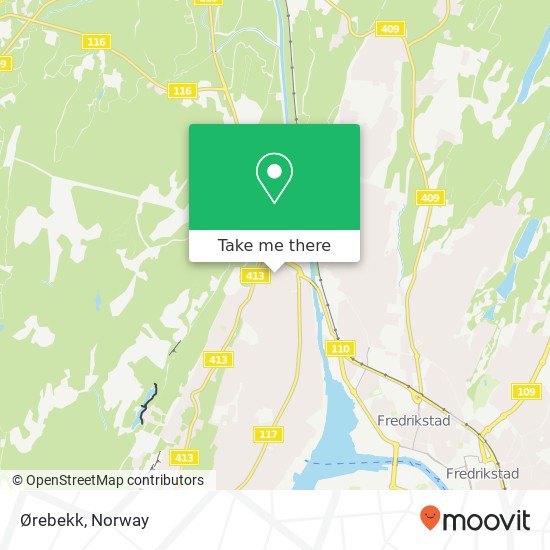 Ørebekk map