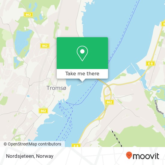 Nordsjeteen map