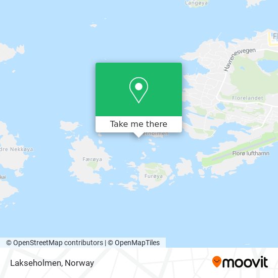 Lakseholmen map
