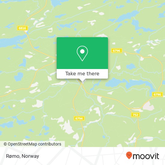 Rømo map