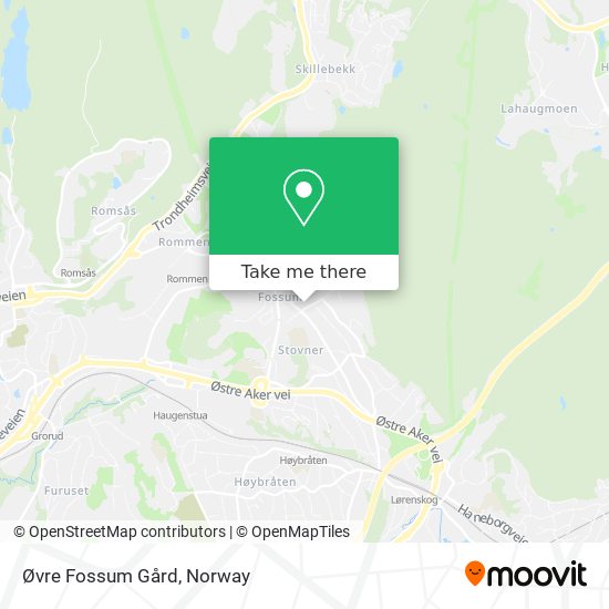 Øvre Fossum Gård map