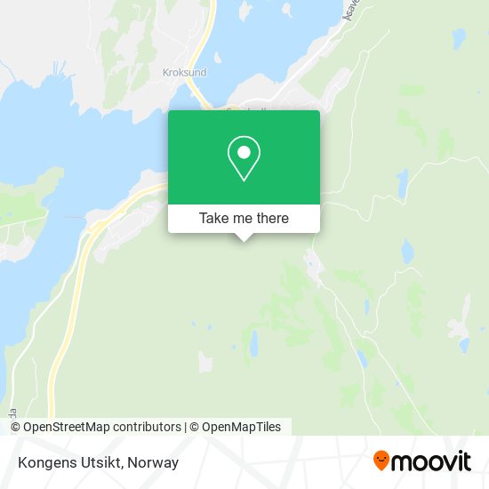 Kongens Utsikt map