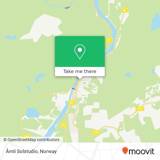 Åmli Solstudio map
