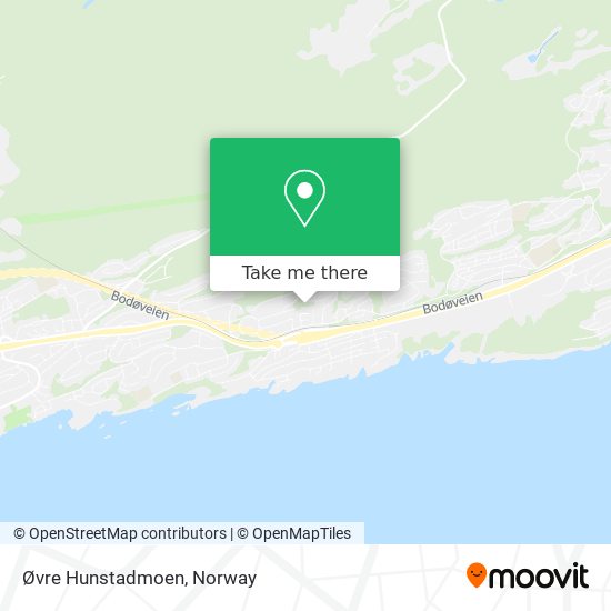 Øvre Hunstadmoen map