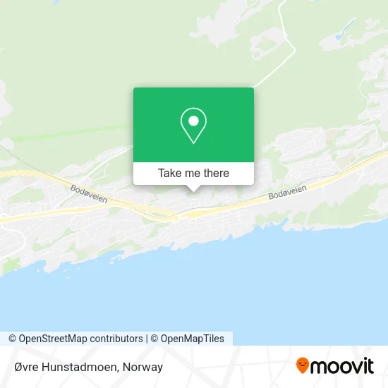 Øvre Hunstadmoen map