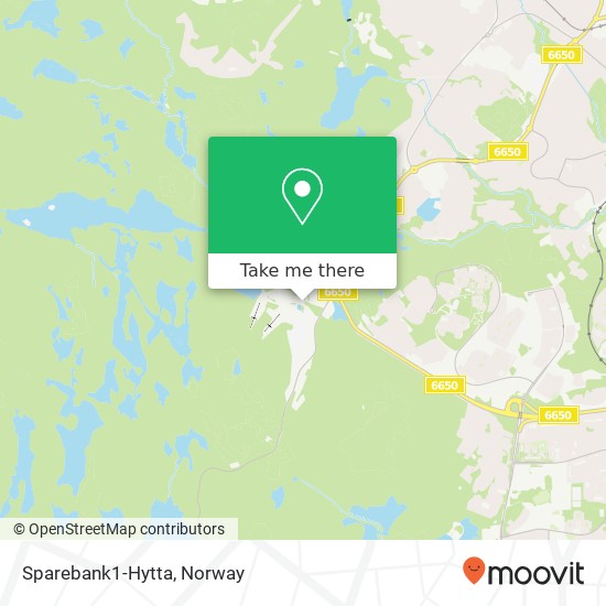 Sparebank1-Hytta map