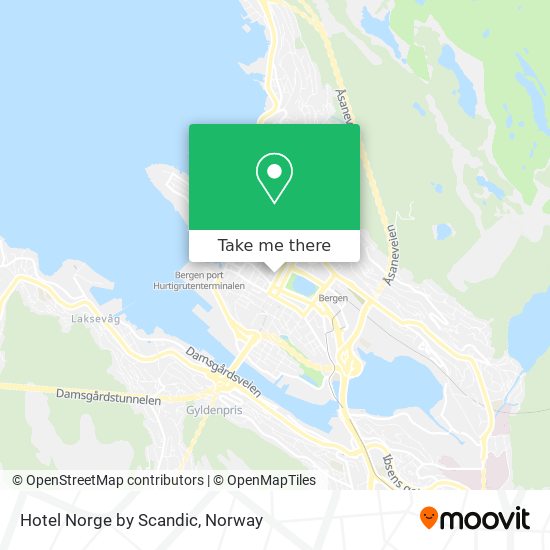 Hotel Norge by Scandic map
