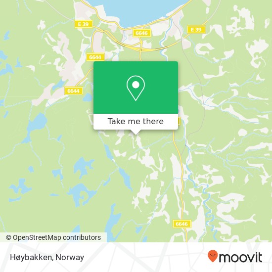 Høybakken map