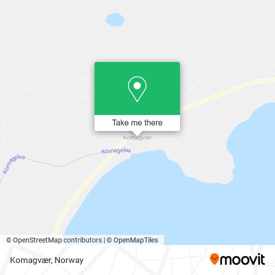 Komagvær map