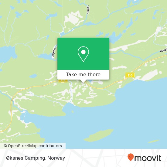 Øksnes Camping map