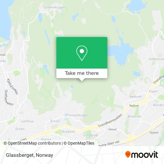 Glassberget map