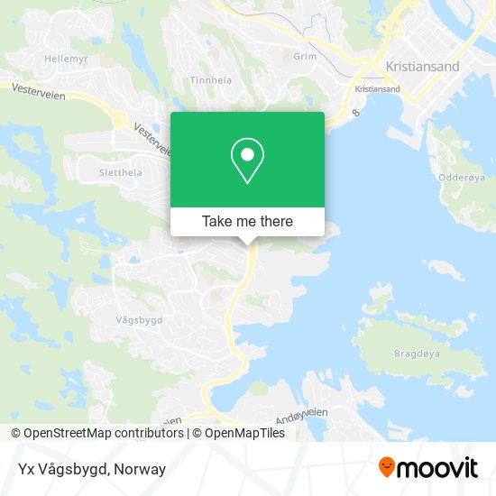 Yx Vågsbygd map