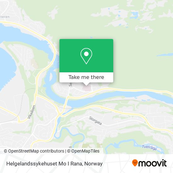 Helgelandssykehuset Mo I Rana map