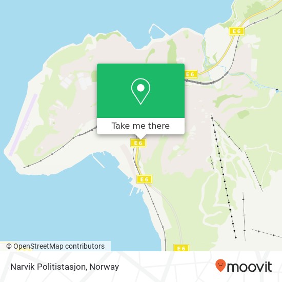 Narvik Politistasjon map