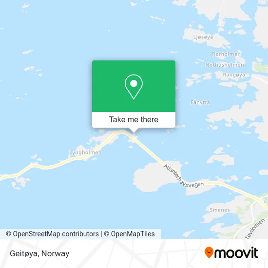 Geitøya map
