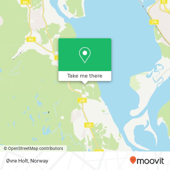 Øvre Holt map
