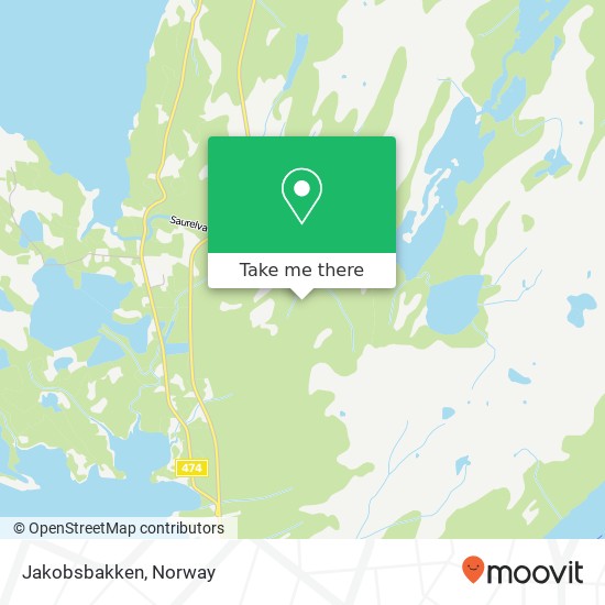 Jakobsbakken map