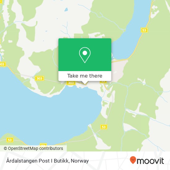 Årdalstangen Post I Butikk map