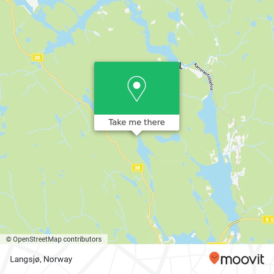 Langsjø map