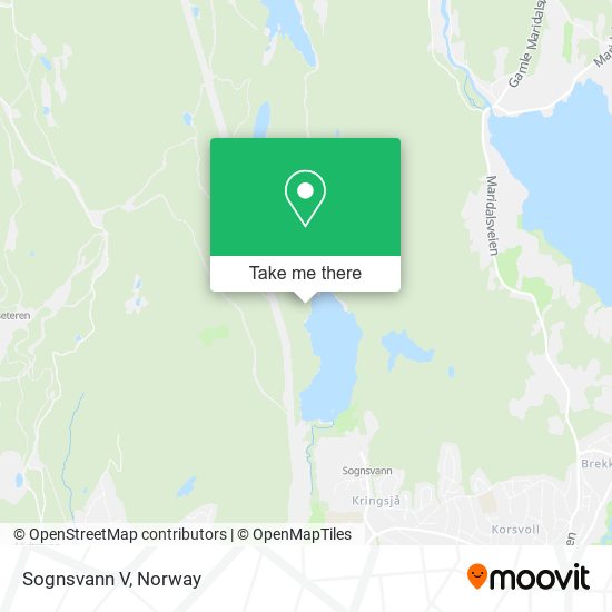 Sognsvann V map