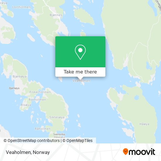 Veaholmen map