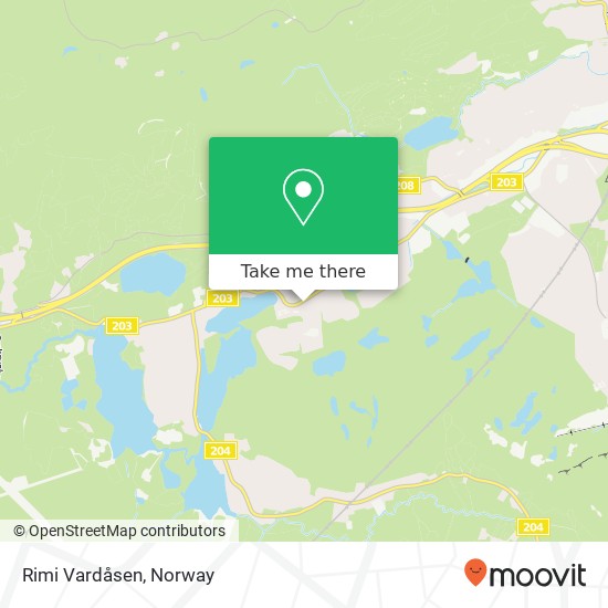 Rimi Vardåsen map