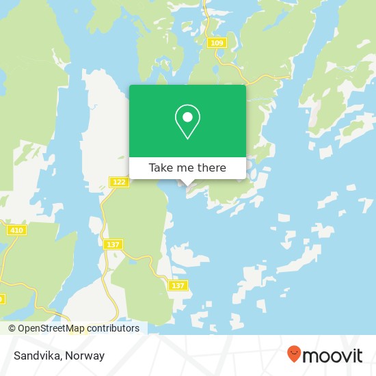 Sandvika map