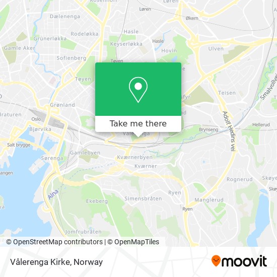 How To Get To Valerenga Kirke In Oslo By Bus Subway Or Train