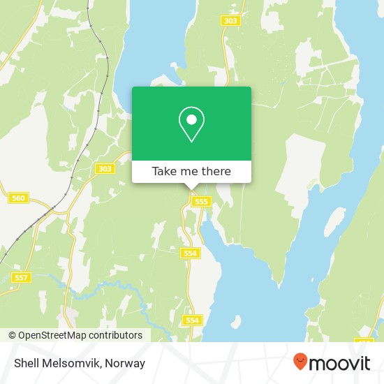 Shell Melsomvik map
