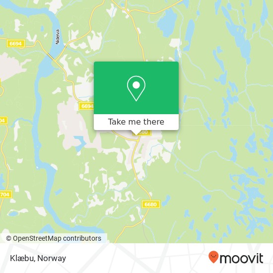 Klæbu map