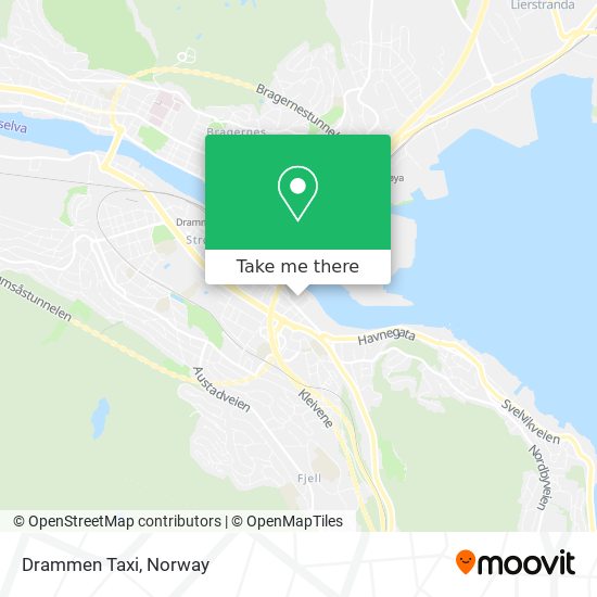 Drammen Taxi map