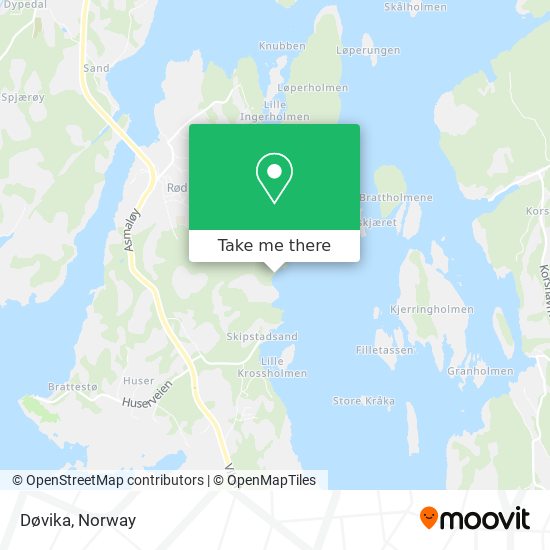 Døvika map