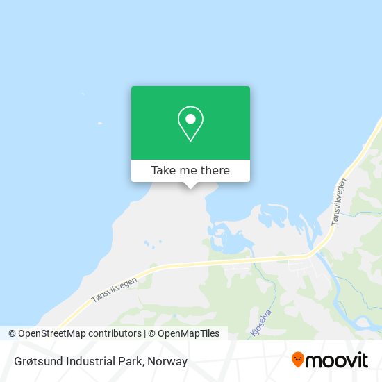 Grøtsund Industrial Park map