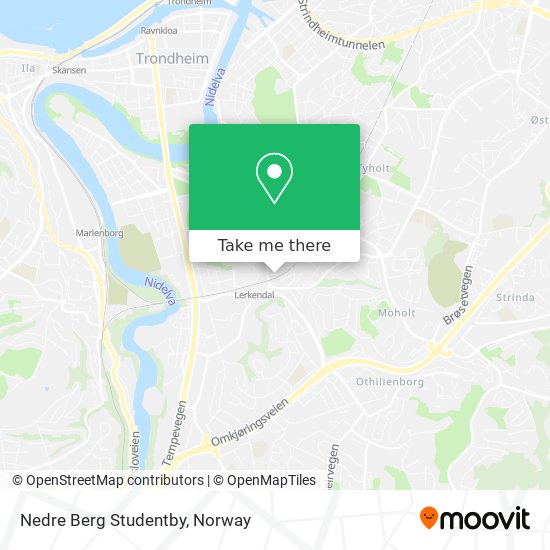 Nedre Berg Studentby map