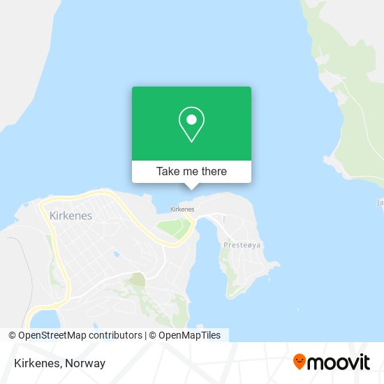 Kirkenes map