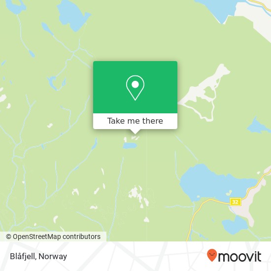 Blåfjell map