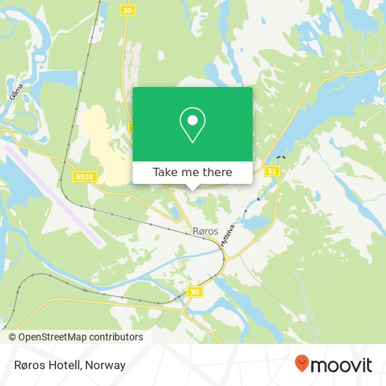 Røros Hotell map