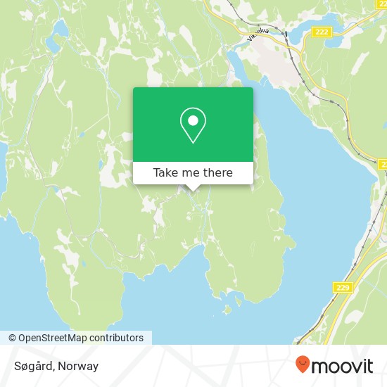 Søgård map
