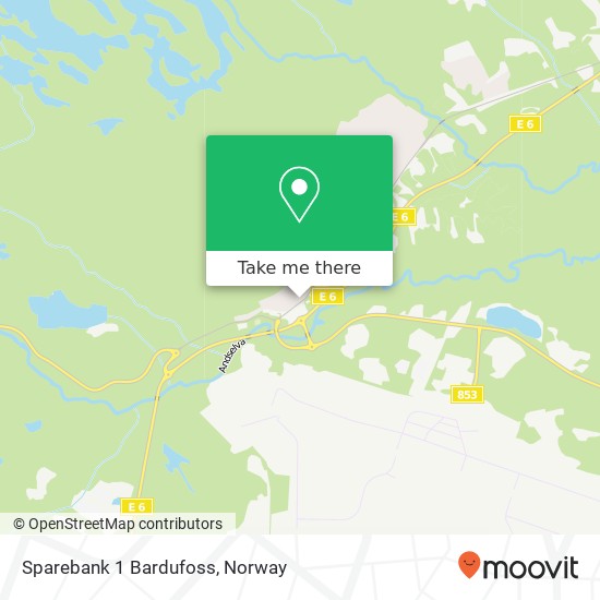 Sparebank 1 Bardufoss map