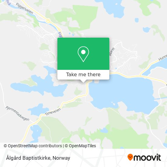 Ålgård Baptistkirke map