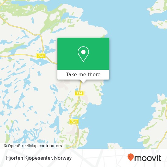 Hjorten Kjøpesenter map