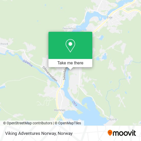 Viking Adventures Norway map