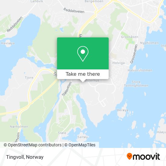 Tingvoll map