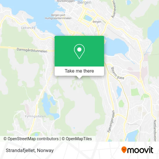 Strandafjellet map